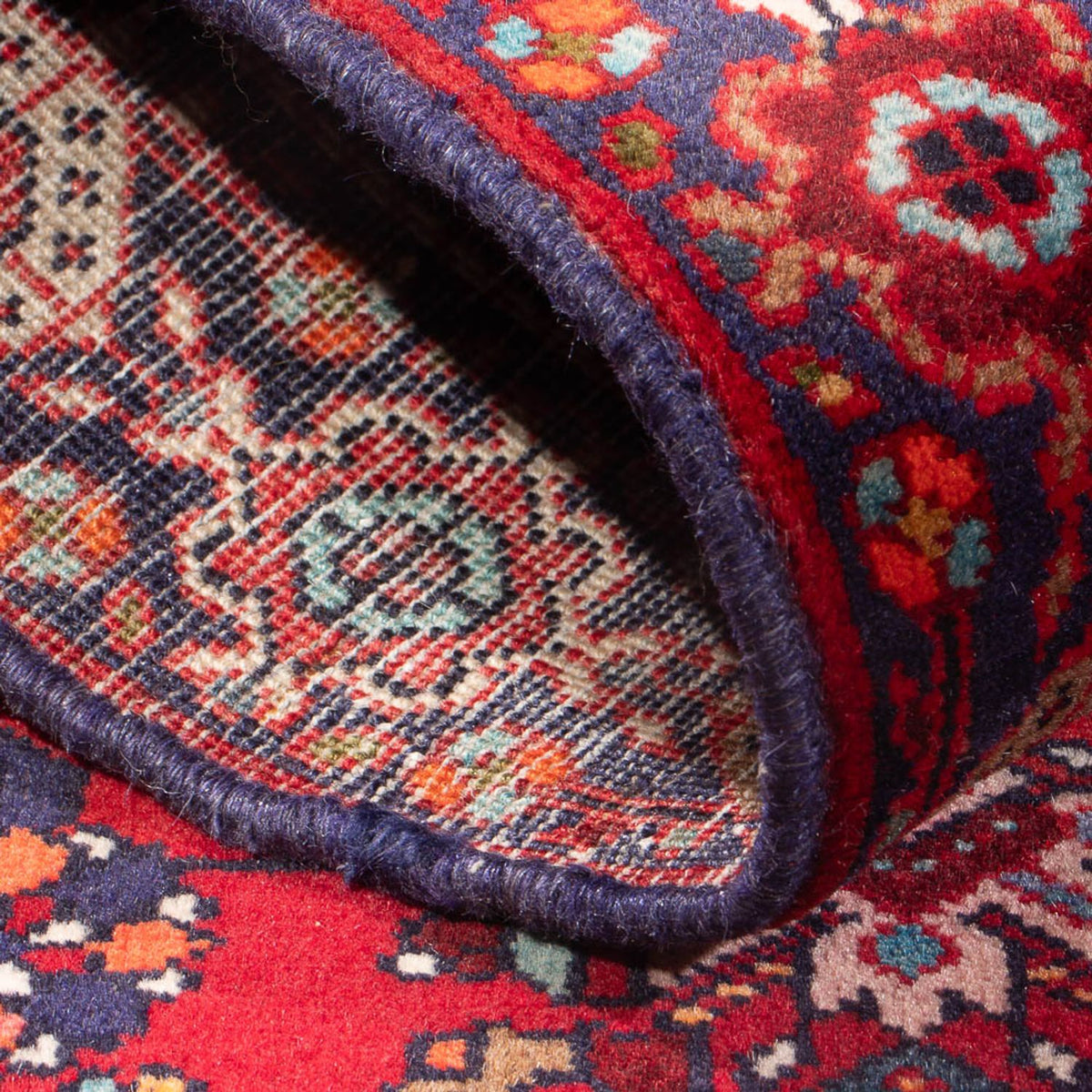 Alfombra persa - Nómada - 100 x 60 cm - rojo