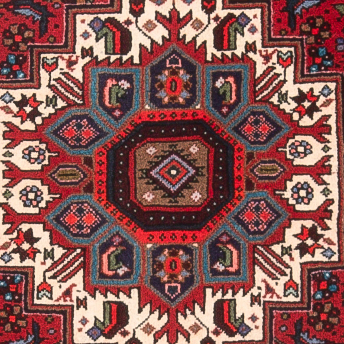 Alfombra persa - Nómada - 119 x 80 cm - rojo