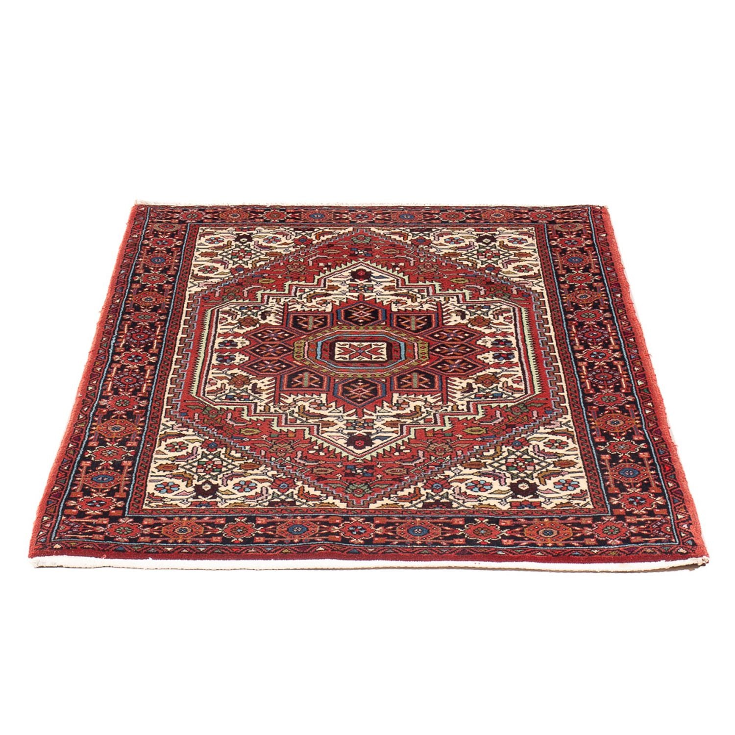 Alfombra persa - Nómada - 122 x 80 cm - óxido