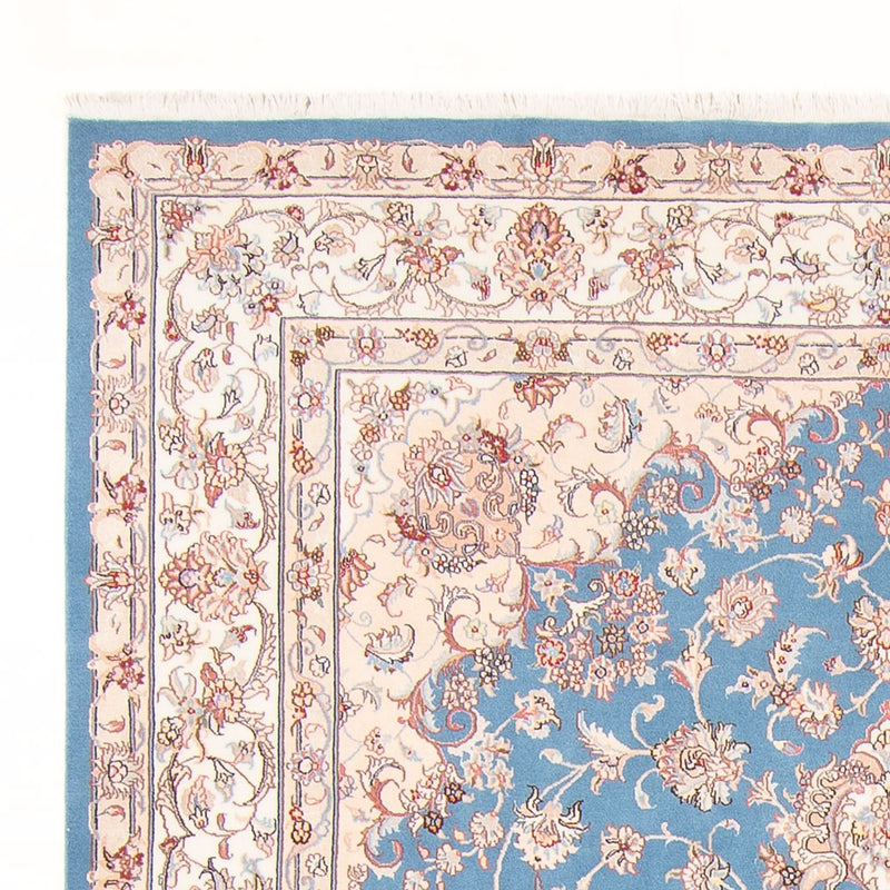 Alfombra Persa - Tabriz - Real - 298 x 197 cm - azul claro