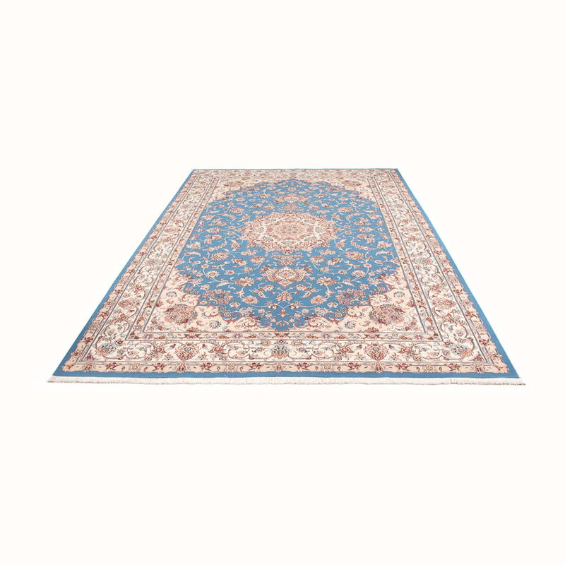 Alfombra Persa - Tabriz - Real - 298 x 197 cm - azul claro