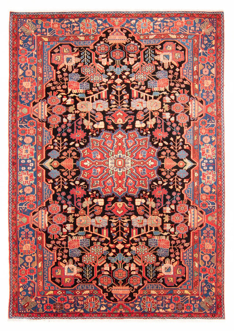 Alfombra persa - Nómada - 291 x 200 cm - azul oscuro