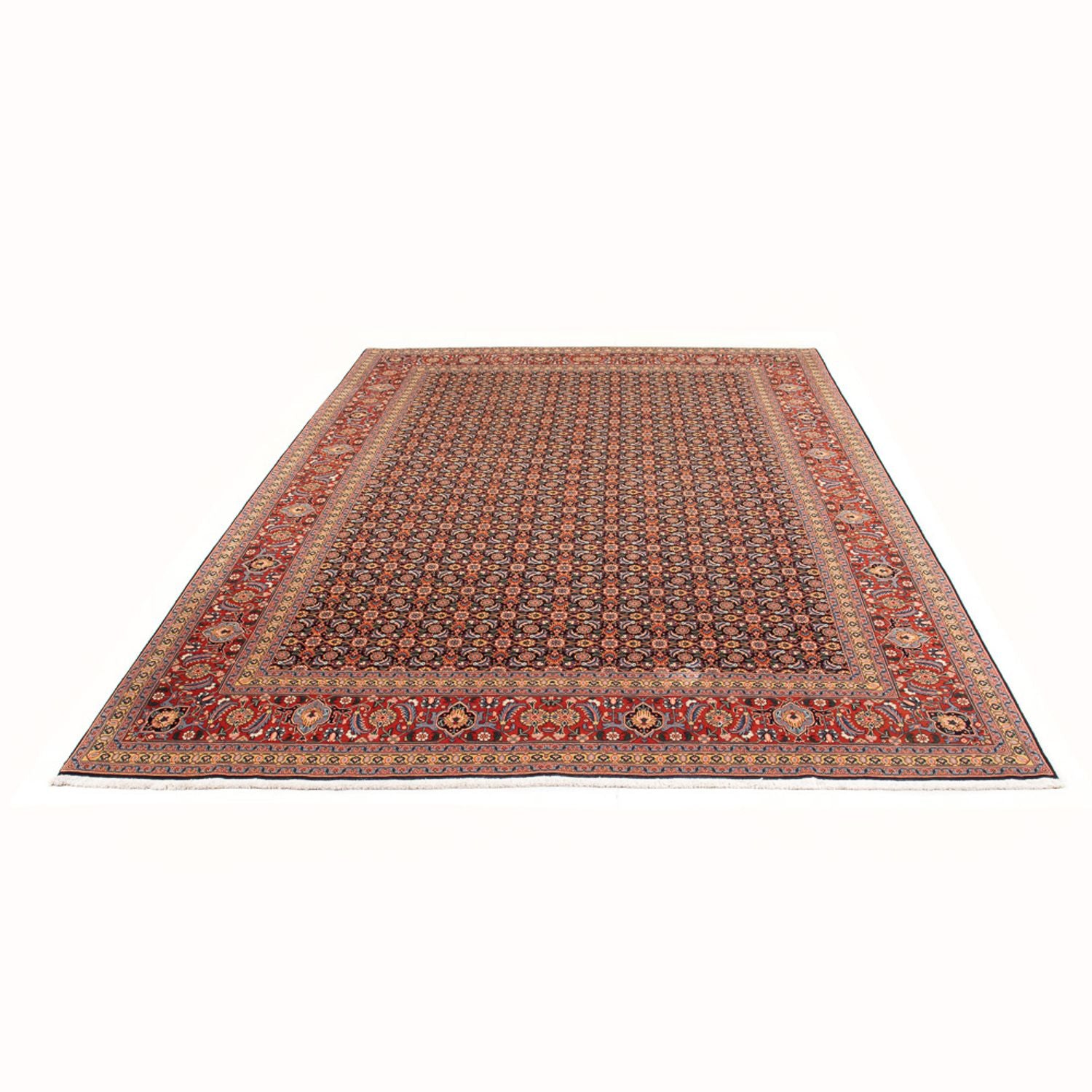 Alfombra Persa - Tabriz - Real - 307 x 204 cm - azul oscuro