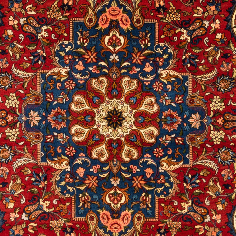 Alfombra persa - Bidjar - 296 x 204 cm - azul oscuro