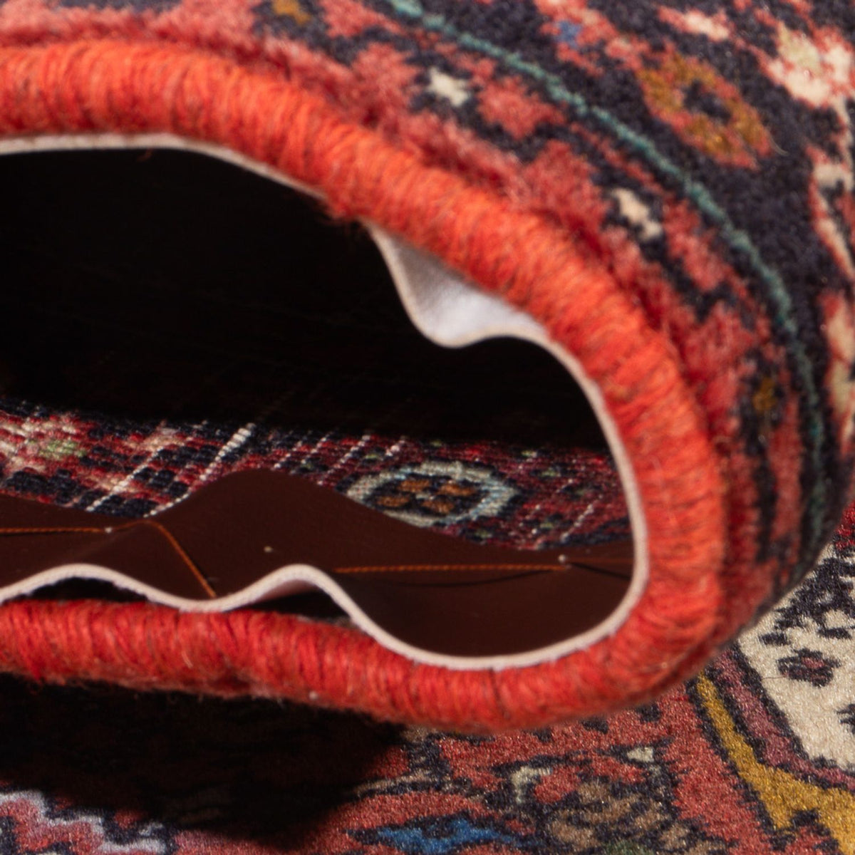 Alfombra persa - Nómada - 123 x 81 cm - óxido