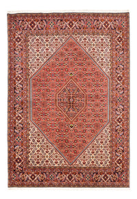 Alfombra persa - Bidjar - 253 x 168 cm - rojo