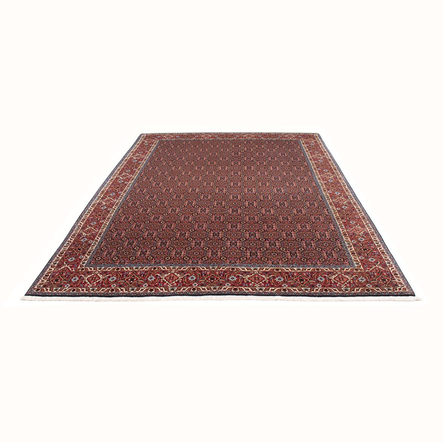 Alfombra persa - Clásica - 293 x 190 cm - azul oscuro