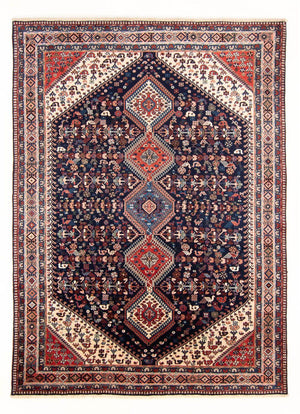 Alfombra persa - Nómada - 294 x 198 cm - azul oscuro