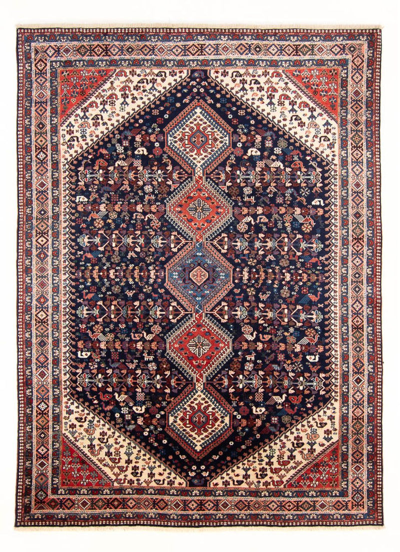 Alfombra persa - Nómada - 294 x 198 cm - azul oscuro