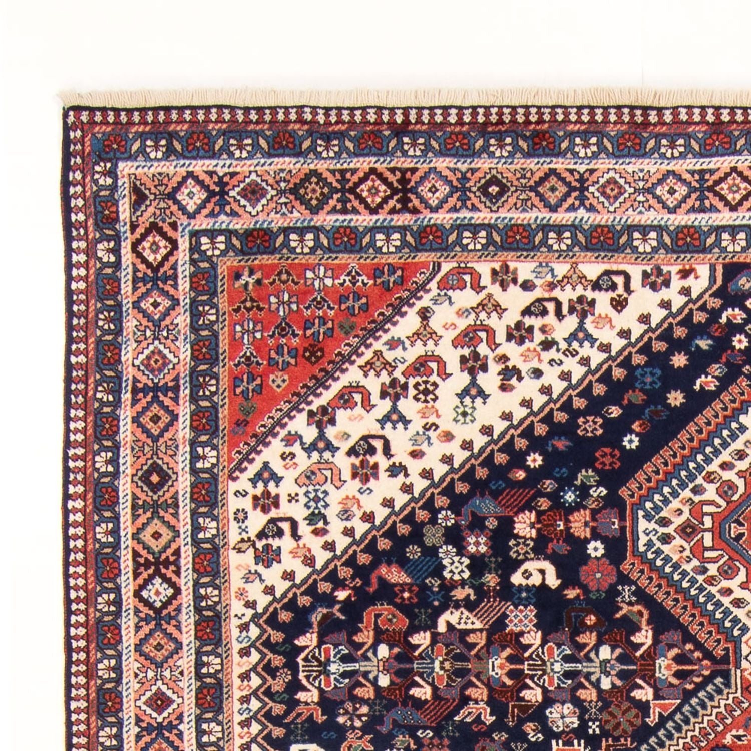 Alfombra persa - Nómada - 294 x 198 cm - azul oscuro