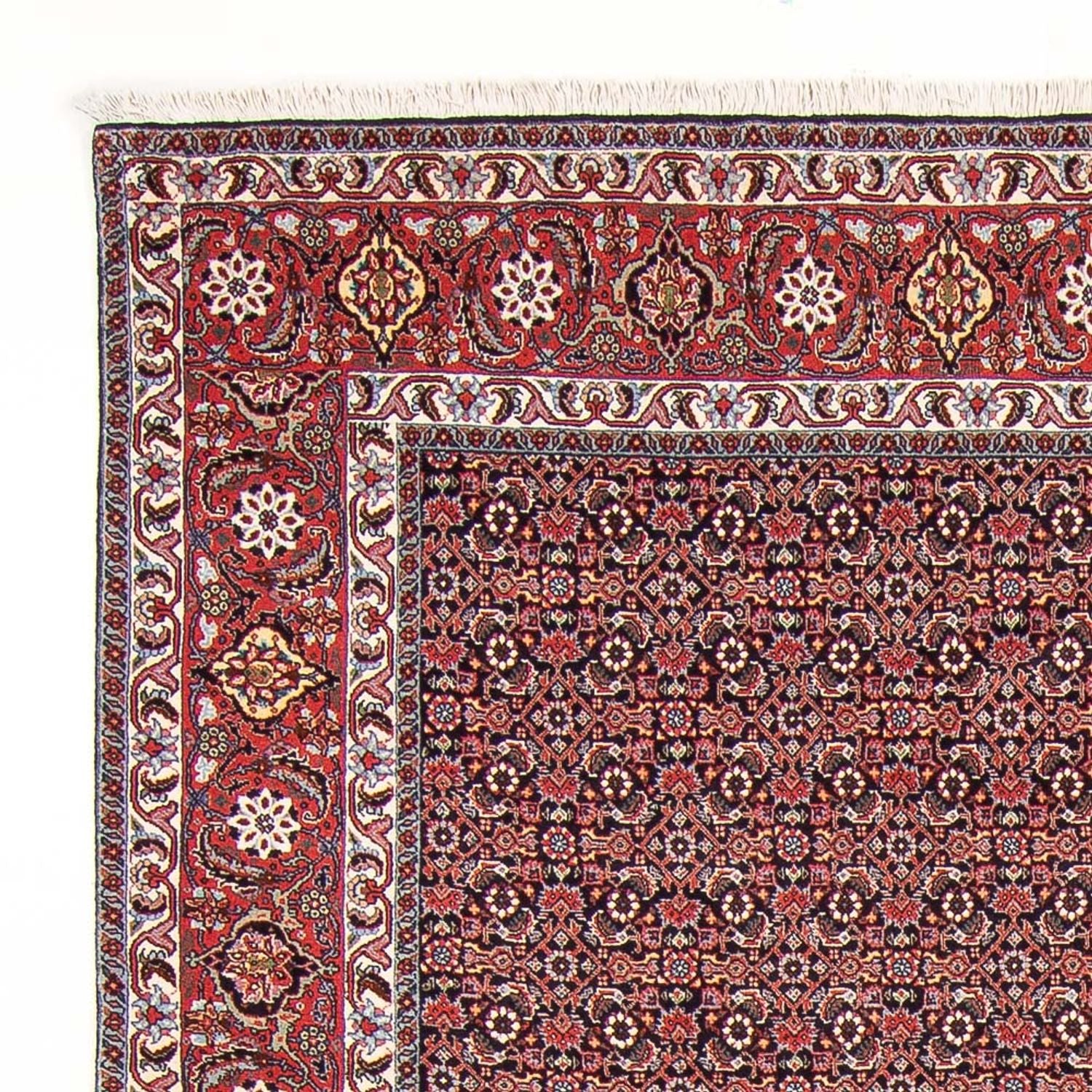 Alfombra persa - Bidjar - 247 x 196 cm - azul oscuro