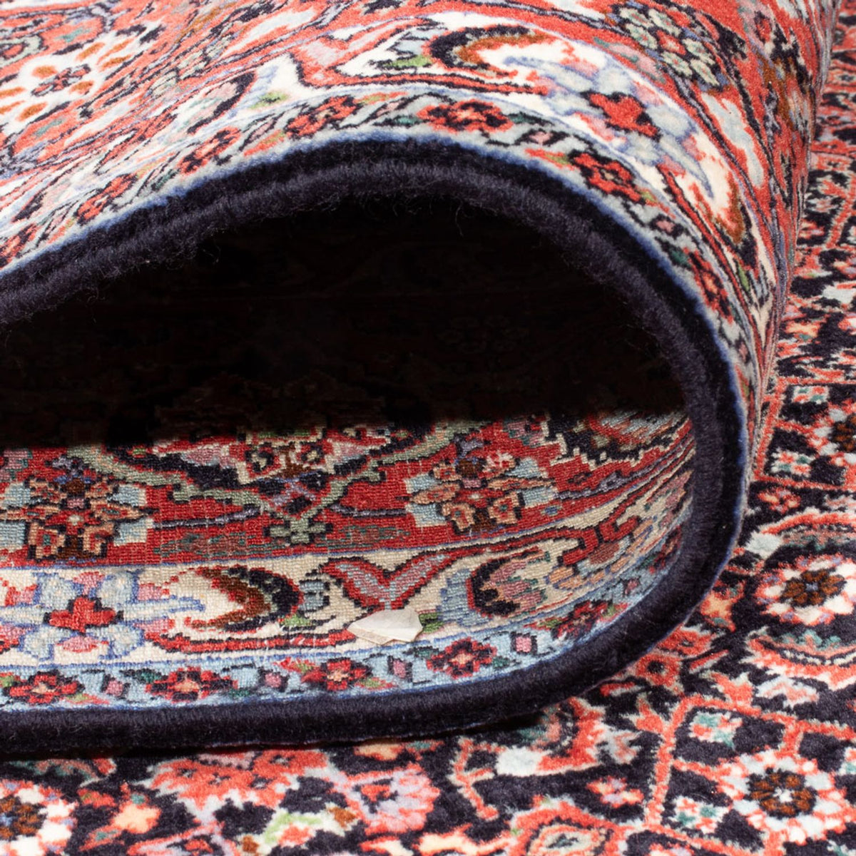 Alfombra persa - Bidjar - 247 x 196 cm - azul oscuro