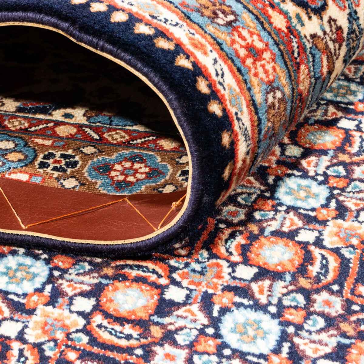 Alfombra persa - Clásica - 244 x 197 cm - beige oscuro