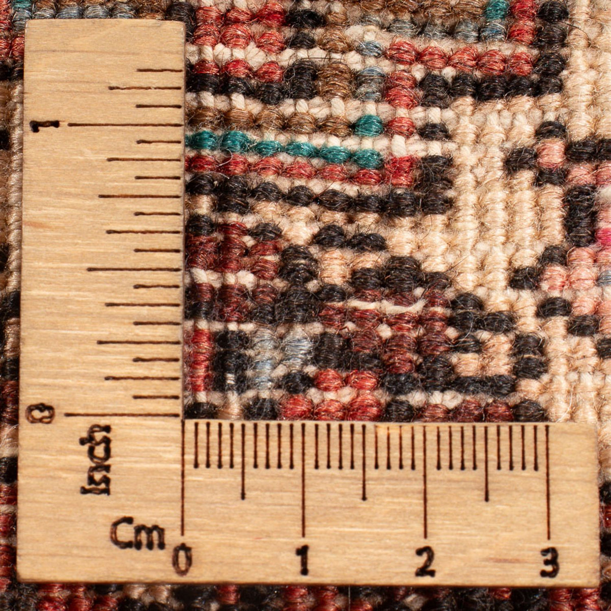 Alfombra persa - Nómada - 124 x 75 cm - crema