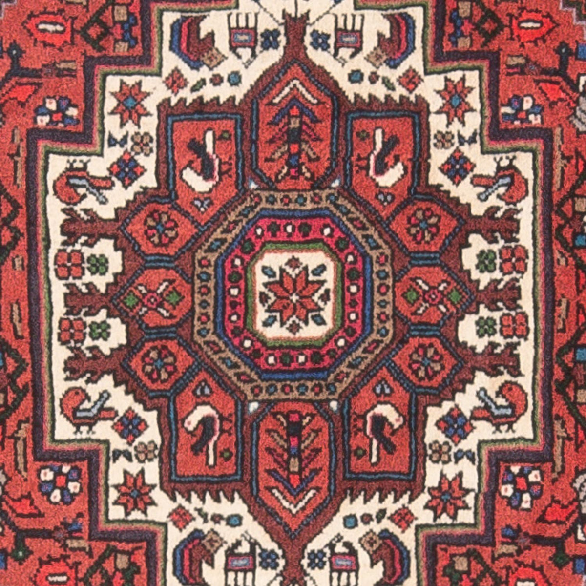 Alfombra persa - Nómada - 120 x 75 cm - óxido