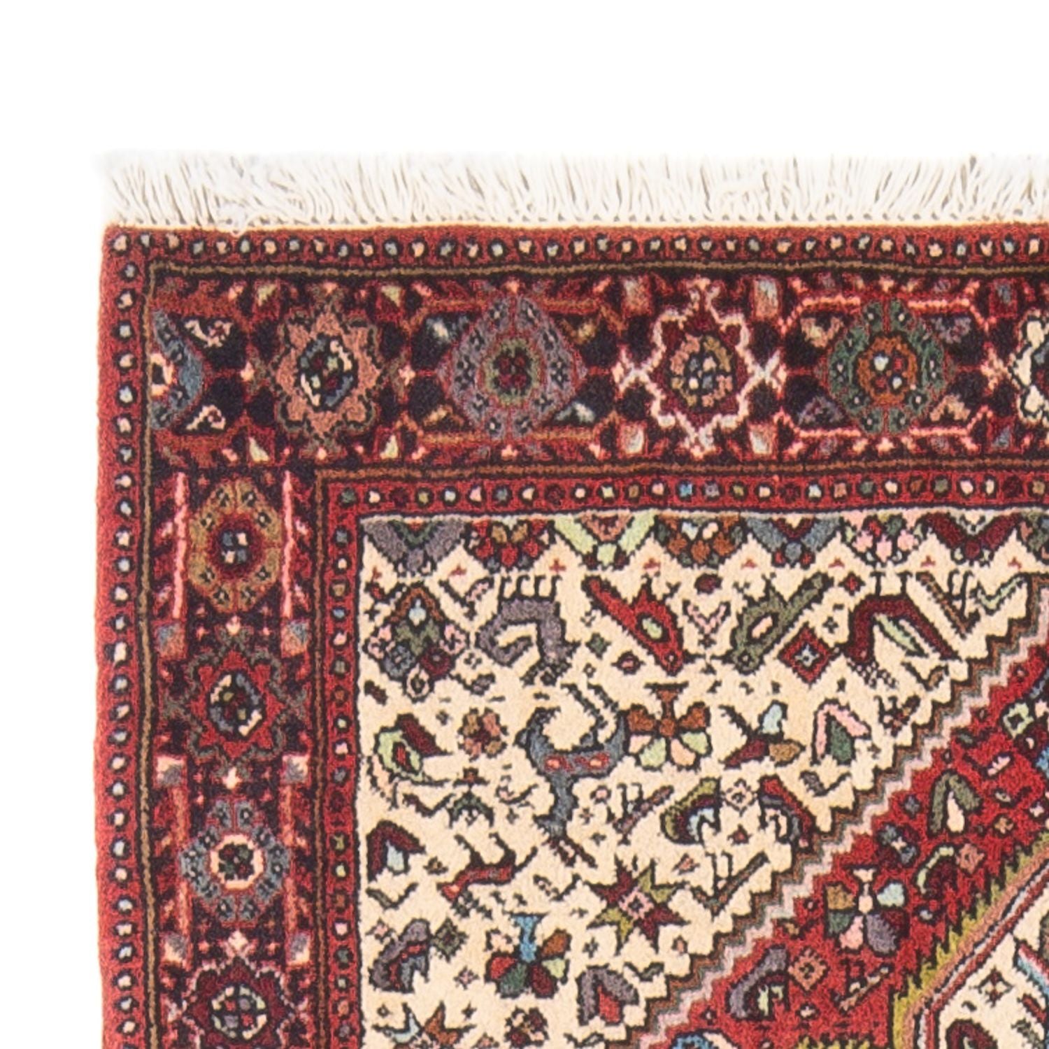 Alfombra persa - Nómada - 126 x 80 cm - crema