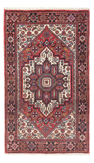 Alfombra persa - Nómada - 122 x 78 cm - crema
