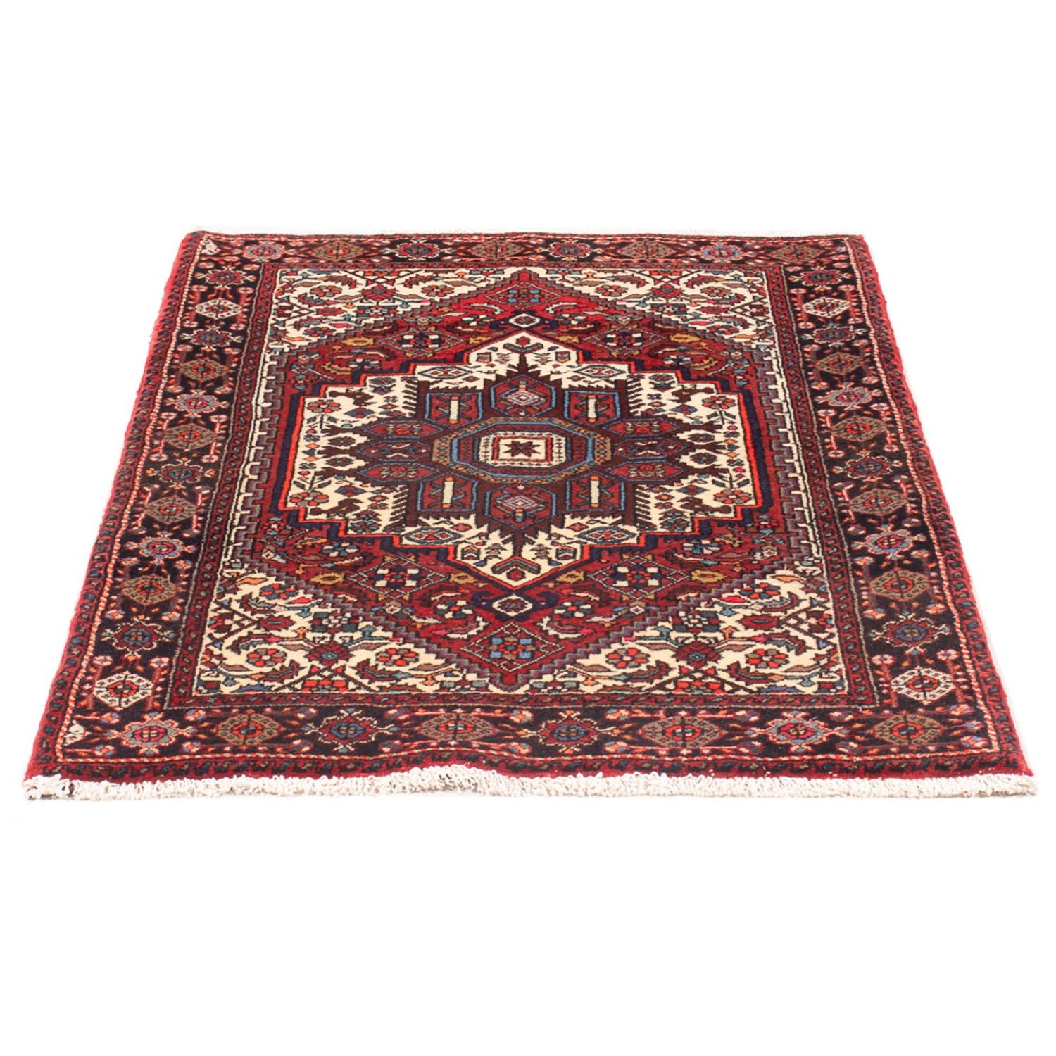Alfombra persa - Nómada - 122 x 78 cm - crema