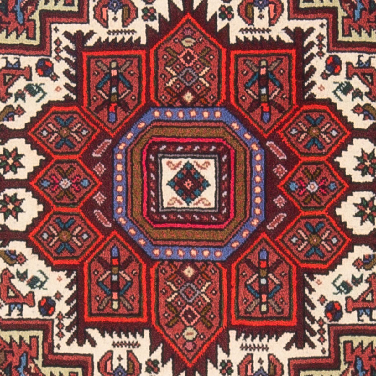 Alfombra persa - Nómada - 115 x 73 cm - rojo
