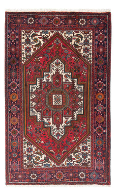 Alfombra persa - Nómada - 124 x 82 cm - rojo