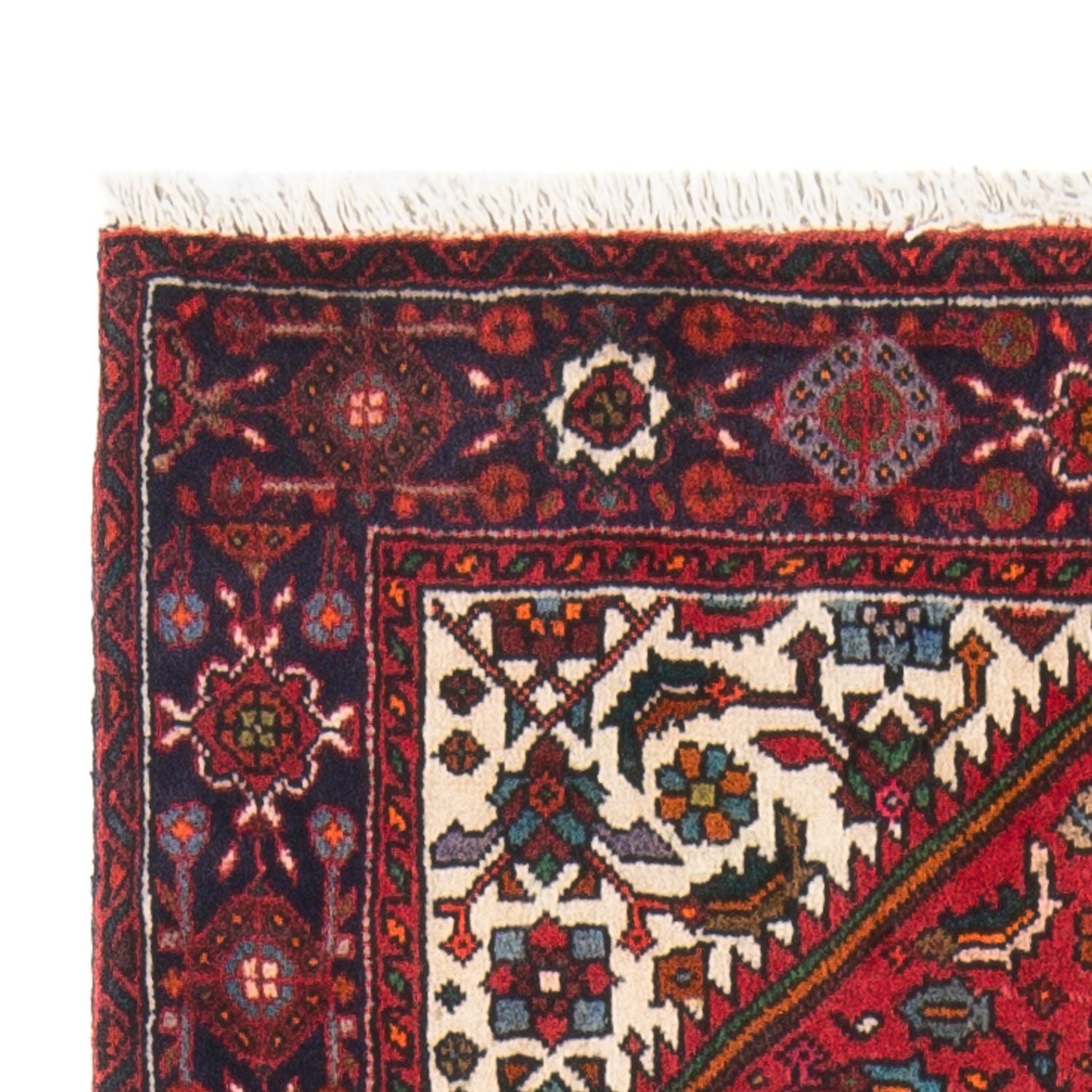 Alfombra persa - Nómada - 124 x 82 cm - rojo