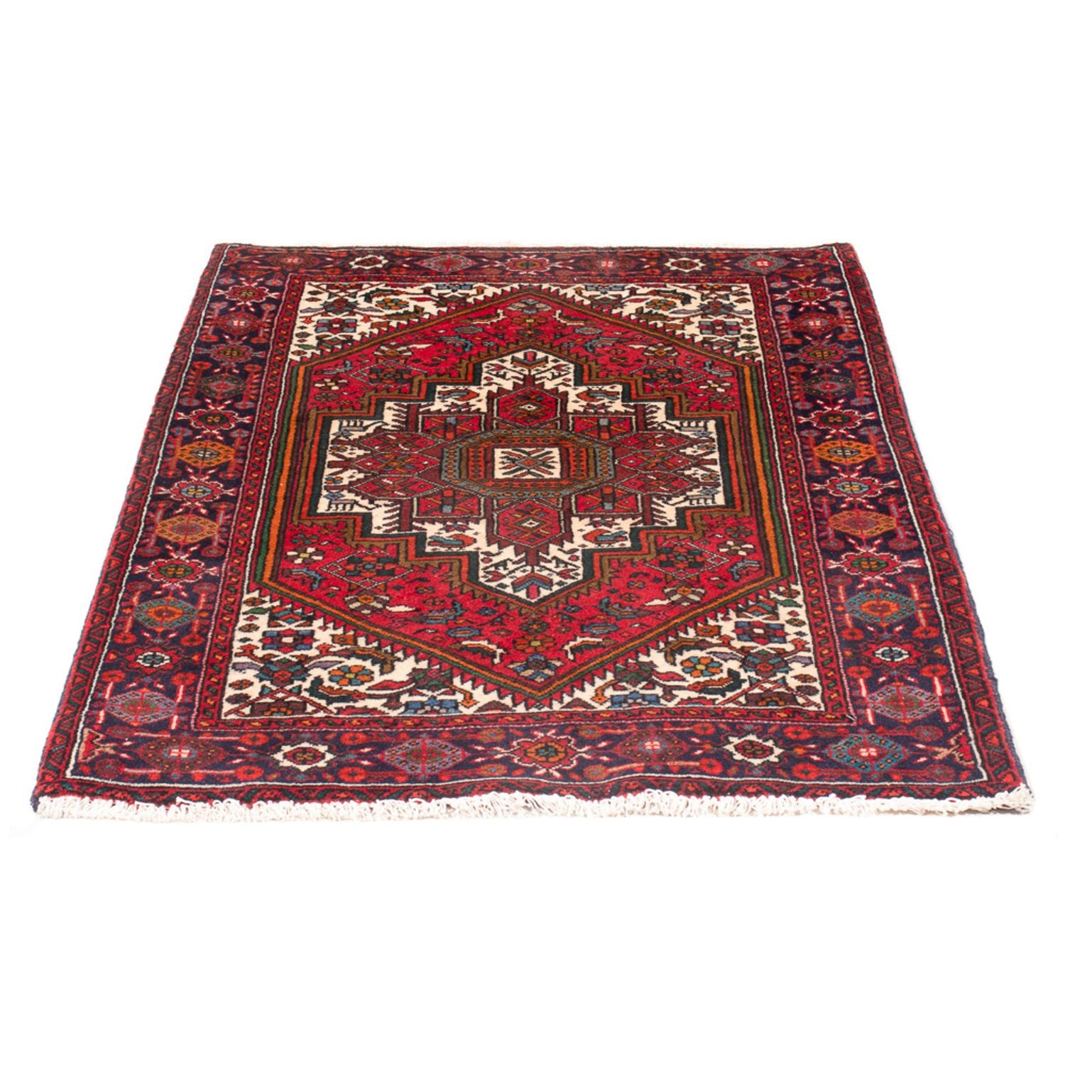 Alfombra persa - Nómada - 124 x 82 cm - rojo