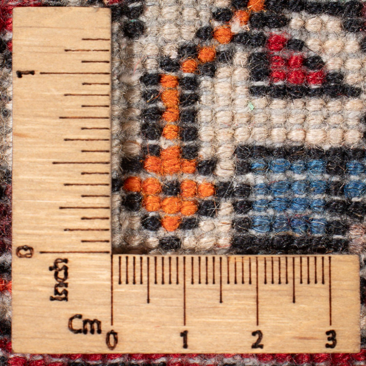 Alfombra persa - Nómada - 124 x 82 cm - rojo