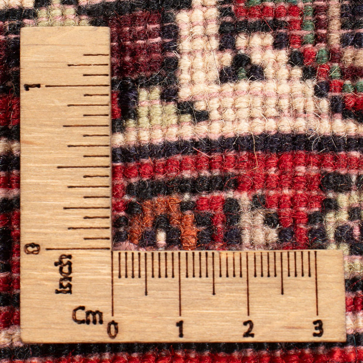 Alfombra persa - Nómada - 132 x 78 cm - rojo claro