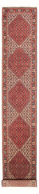 Alfombra de pasillo Alfombra persa - Bidjar - 406 x 65 cm - beige