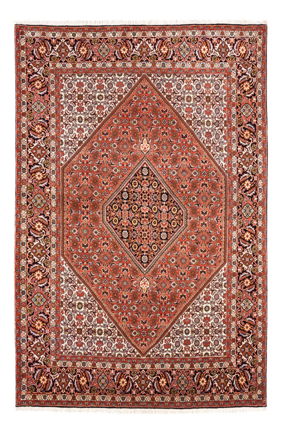 Alfombra persa - Bidjar - 250 x 172 cm - rojo