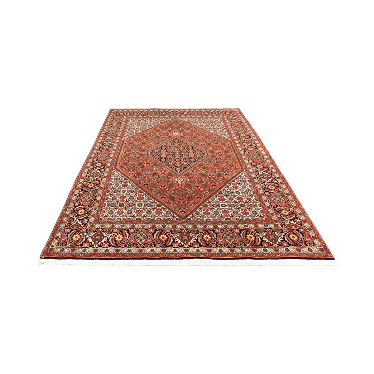 Alfombra persa - Bidjar - 250 x 172 cm - rojo