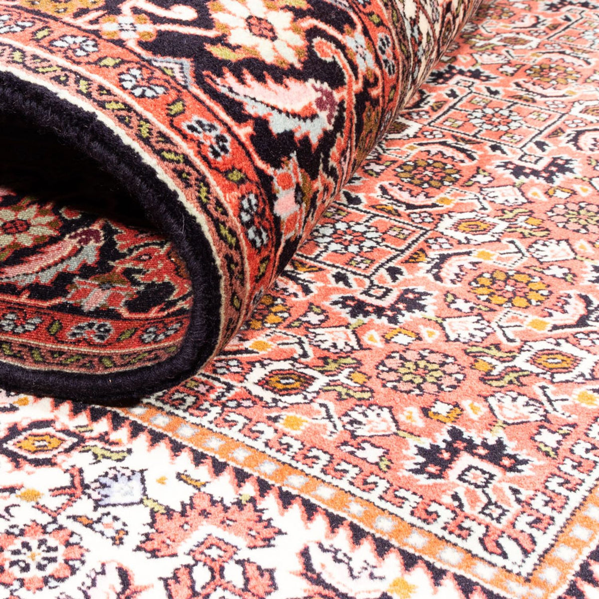 Alfombra persa - Bidjar - 235 x 168 cm - rojo