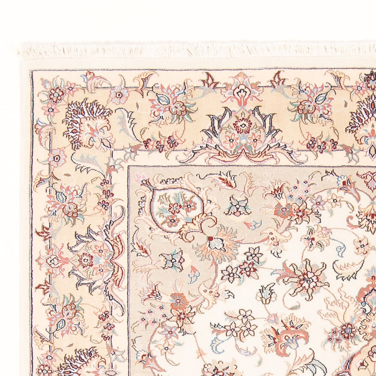 Alfombra Persa - Tabriz - Real - 195 x 150 cm - crema