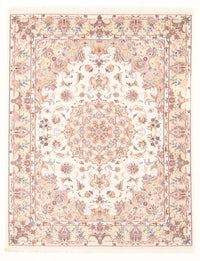 Alfombra Persa - Tabriz - Real - 198 x 148 cm - crema