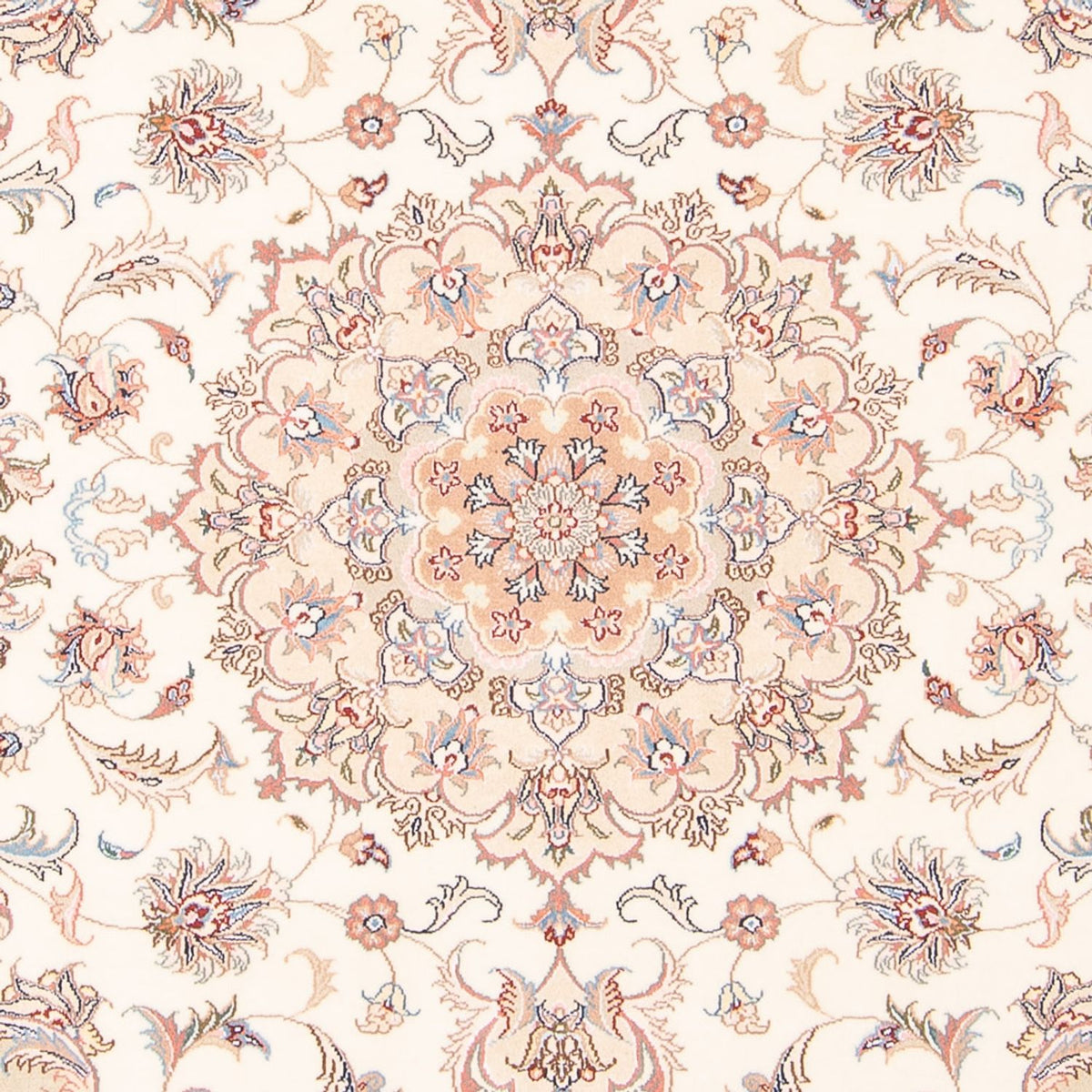 Alfombra Persa - Tabriz - Real - 198 x 148 cm - crema
