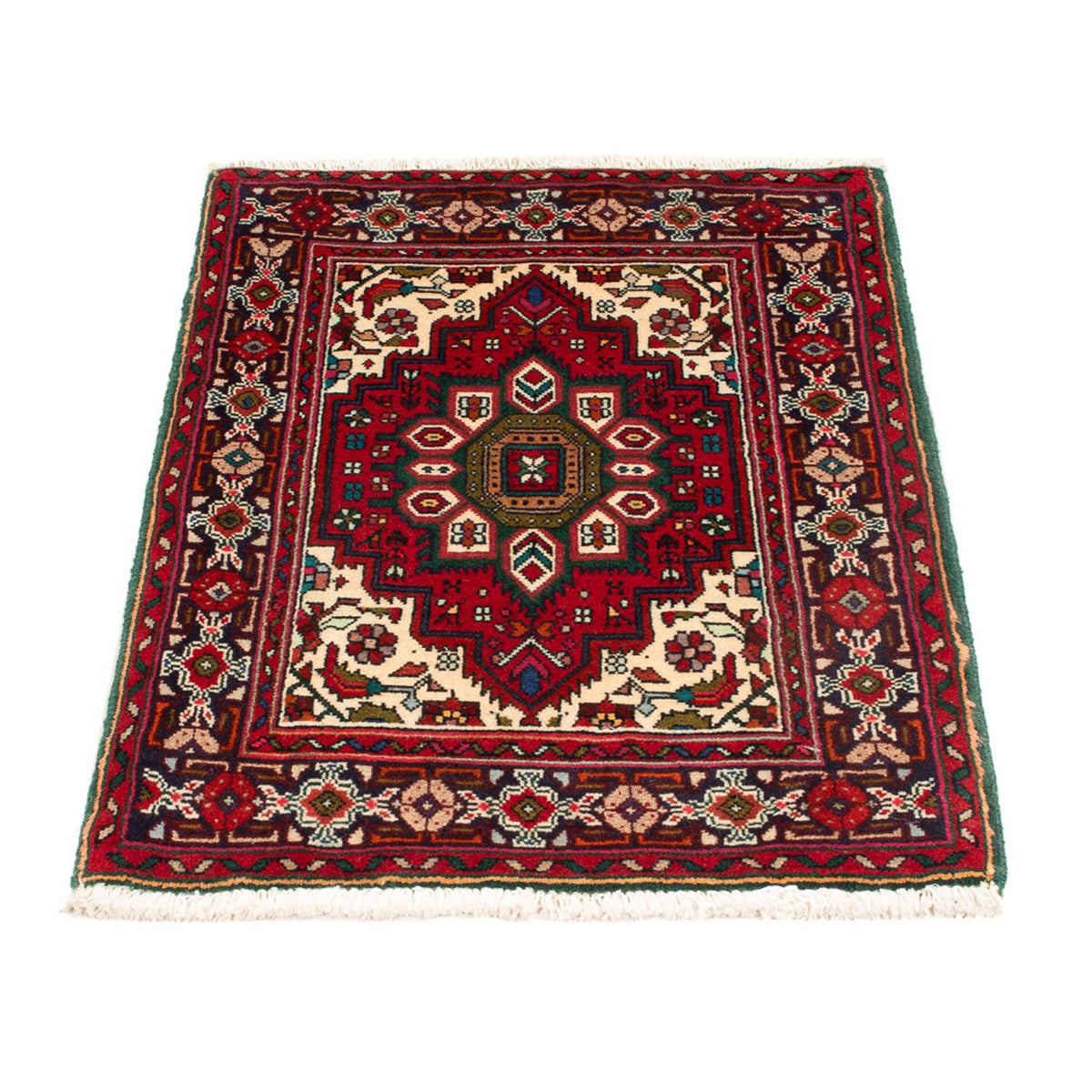 Alfombra persa - Nómada - 88 x 58 cm - rojo