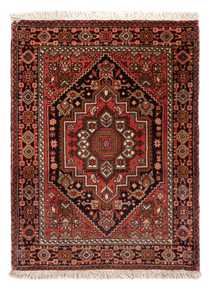 Alfombra persa - Nómada - 90 x 60 cm - rojo