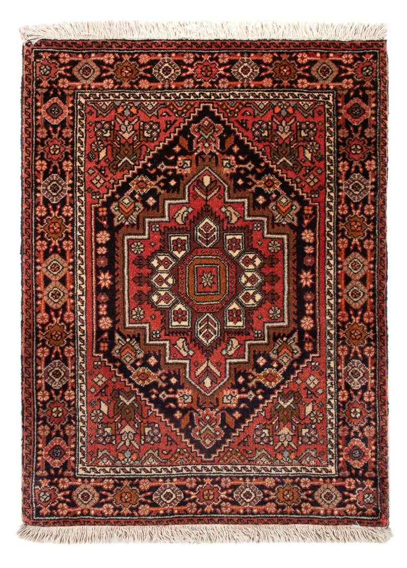 Alfombra persa - Nómada - 90 x 60 cm - rojo