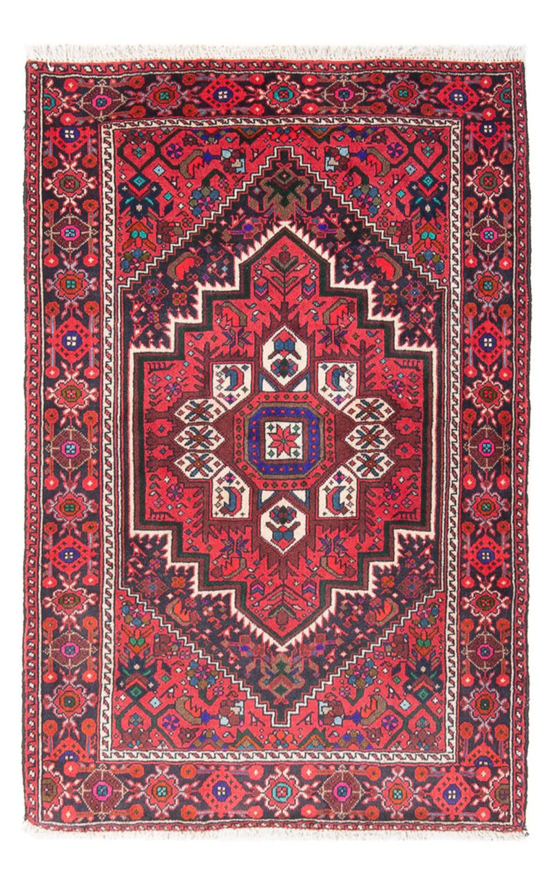 Alfombra persa - Nómada - 117 x 80 cm - rojo