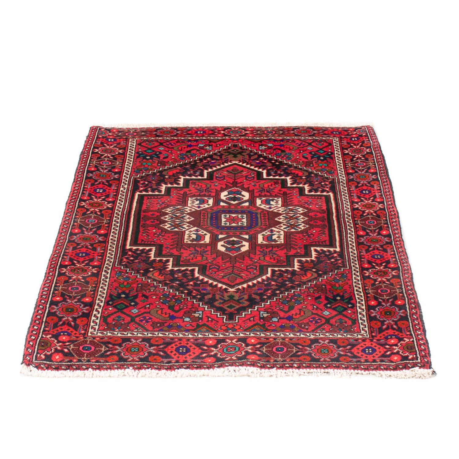Alfombra persa - Nómada - 117 x 80 cm - rojo