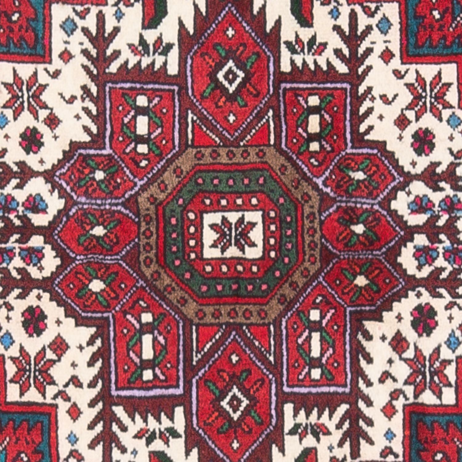 Alfombra persa - Nómada - 125 x 76 cm - crema