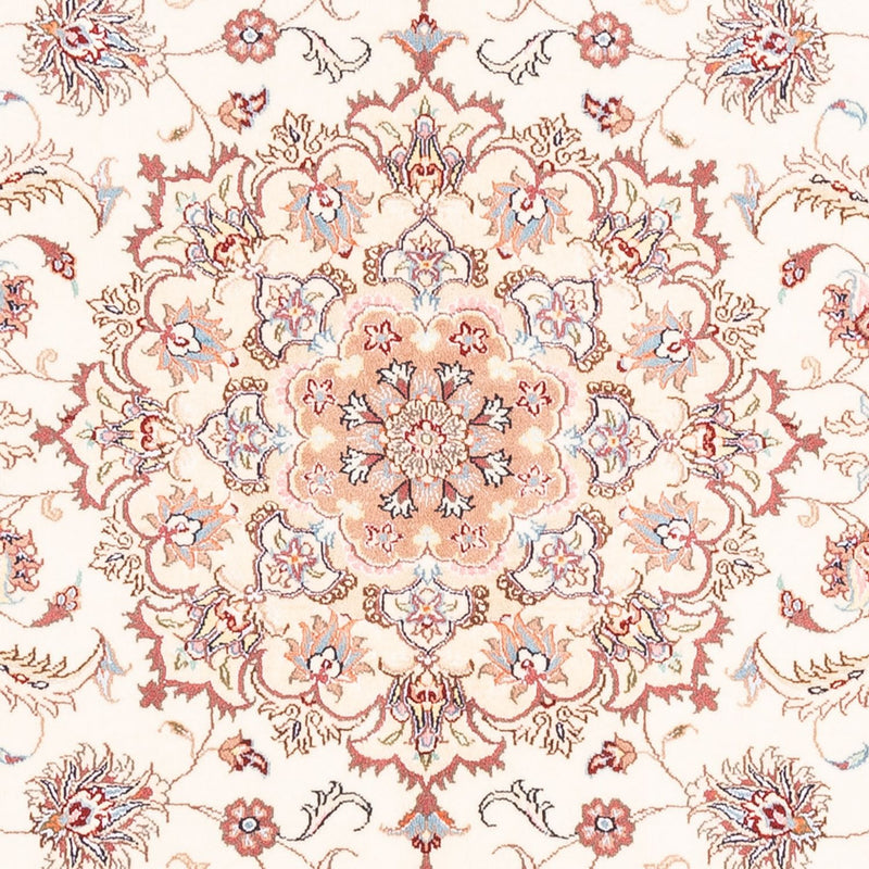 Alfombra persa - Tabriz - 196 x 151 cm - crema