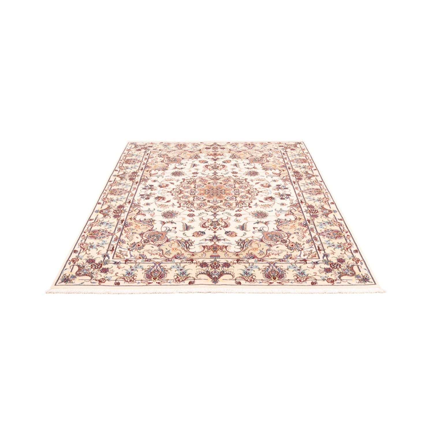 Alfombra persa - Tabriz - 196 x 151 cm - crema