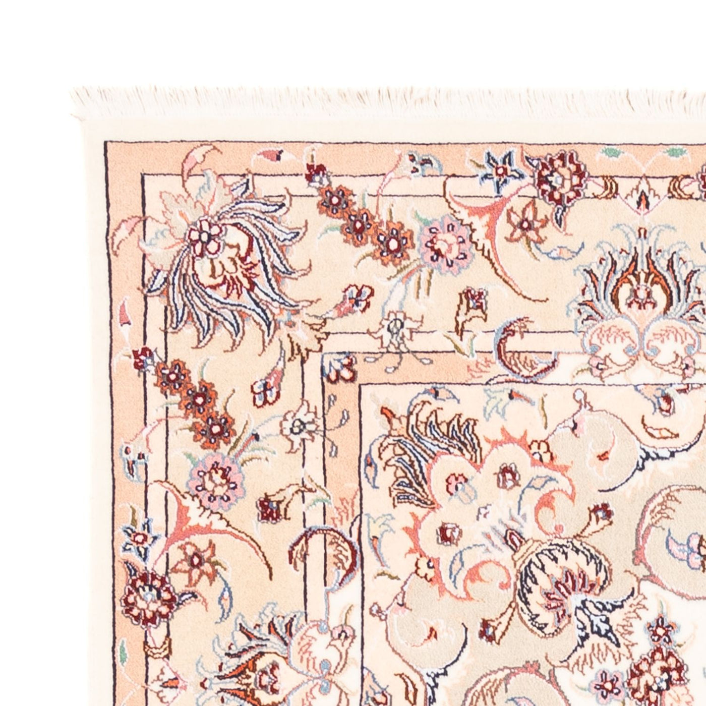 Alfombra persa - Tabriz - 197 x 149 cm - crema