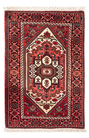 Alfombra persa - Nómada - 86 x 60 cm - rojo
