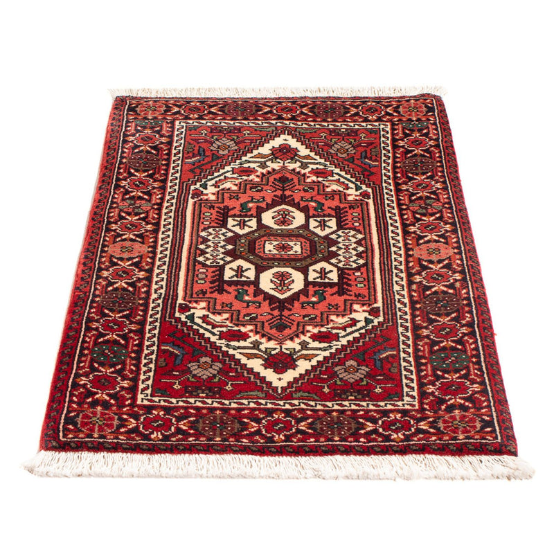 Alfombra persa - Nómada - 86 x 60 cm - rojo
