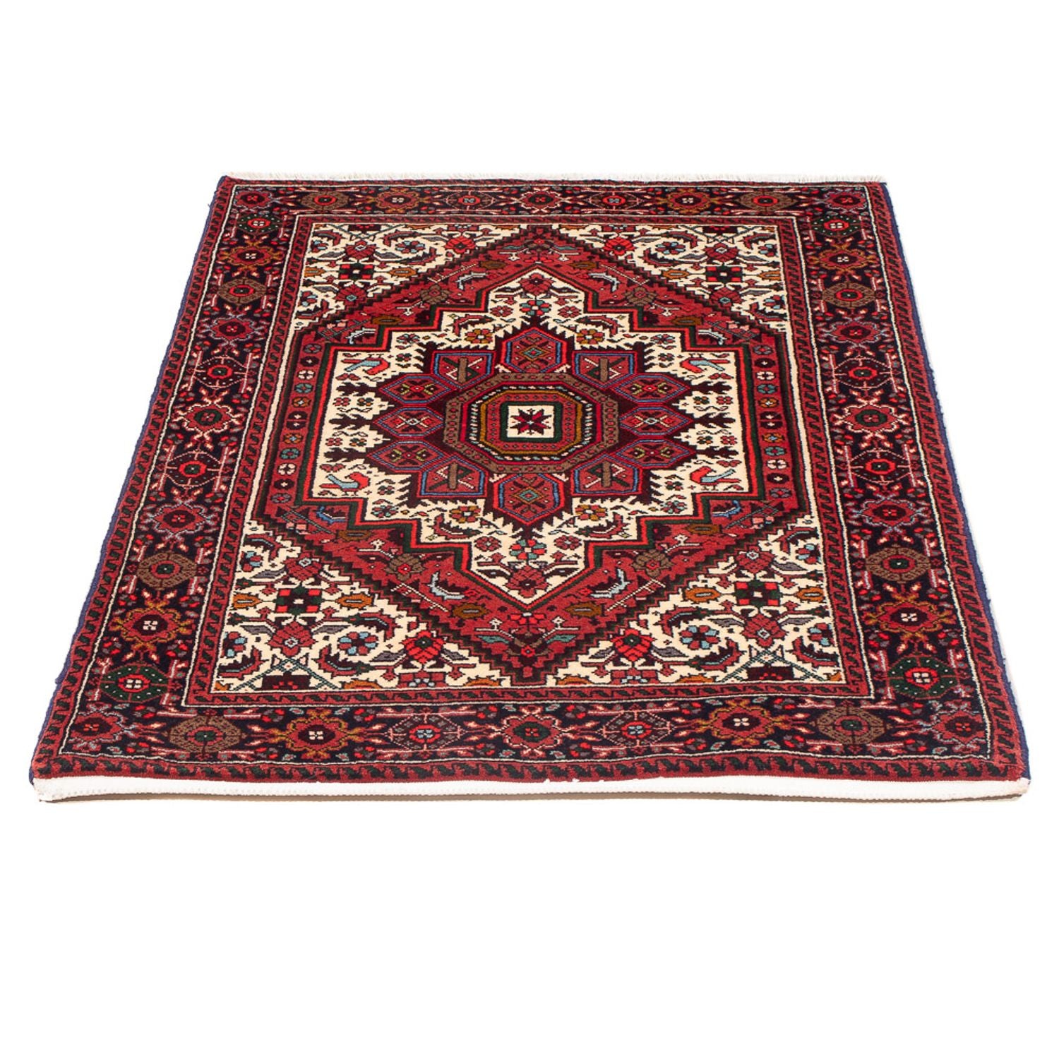Alfombra persa - Nómada - 120 x 81 cm - rojo