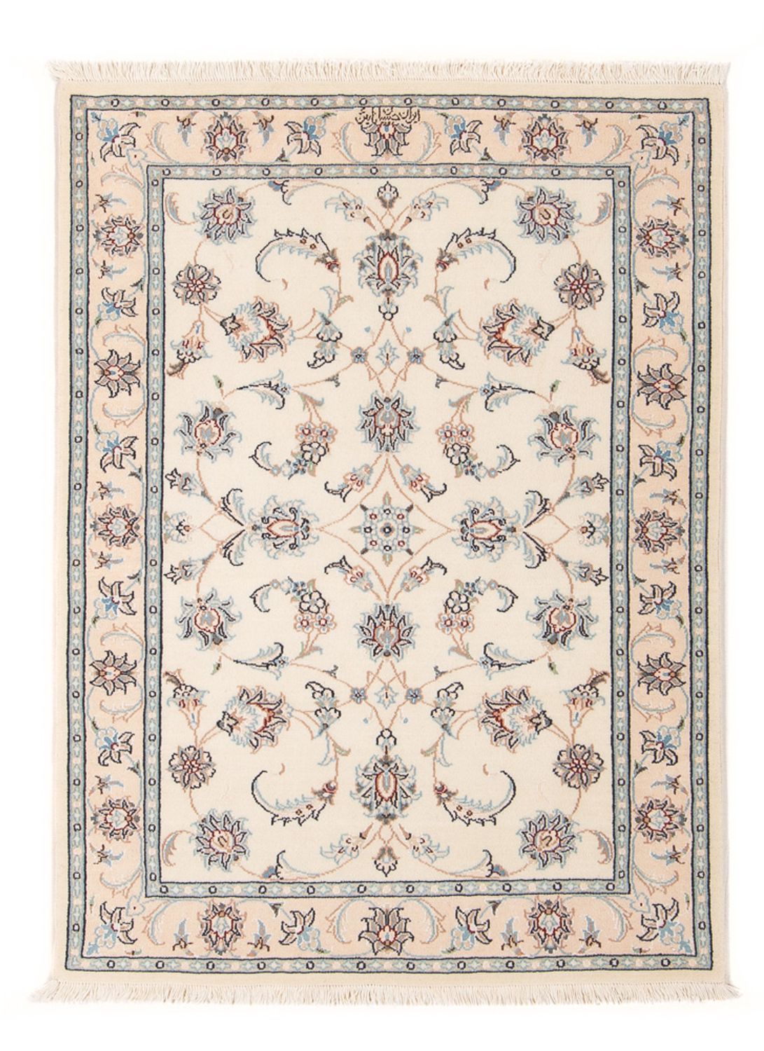 Alfombra Persa - Nain - Prima - 118 x 80 cm - crema