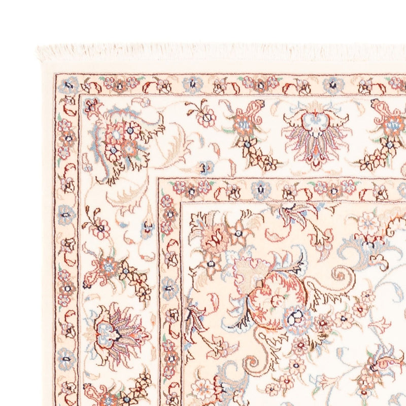 Alfombra persa - Tabriz - 196 x 153 cm - crema
