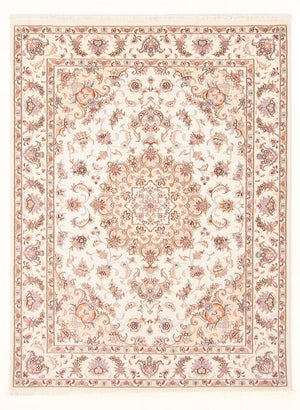 Alfombra Persa - Tabriz - Real - 203 x 148 cm - crema